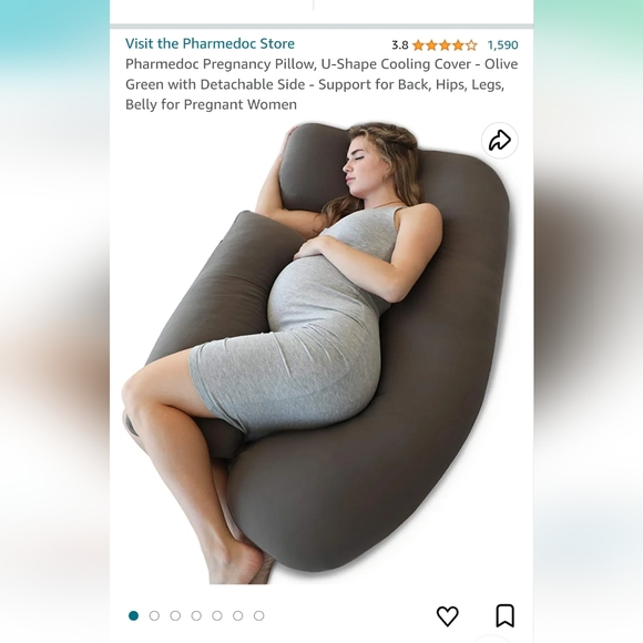Pharmedoc Pregnancy Pillow - Picture 2 of 4